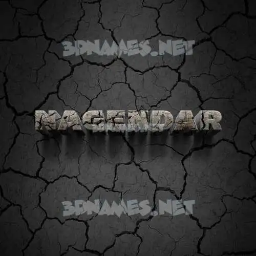 nagendar in Cracked Stone style - 3D name wallpaper nagendar in Cracked Stone style - 3D name wallpaper
