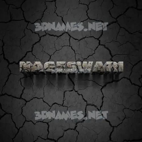 nageswari in Cracked Stone style - 3D name wallpaper nageswari in Cracked Stone style - 3D name wallpaper