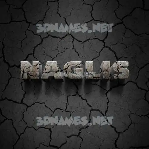 naglis in Cracked Stone style - 3D name wallpaper naglis in Cracked Stone style - 3D name wallpaper