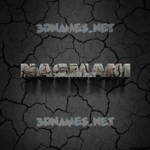 nagmani in Cracked Stone style - 3D name wallpaper nagmani in Cracked Stone style - 3D name wallpaper