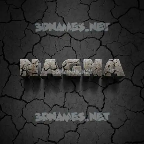 nagna in Cracked Stone style - 3D name wallpaper nagna in Cracked Stone style - 3D name wallpaper