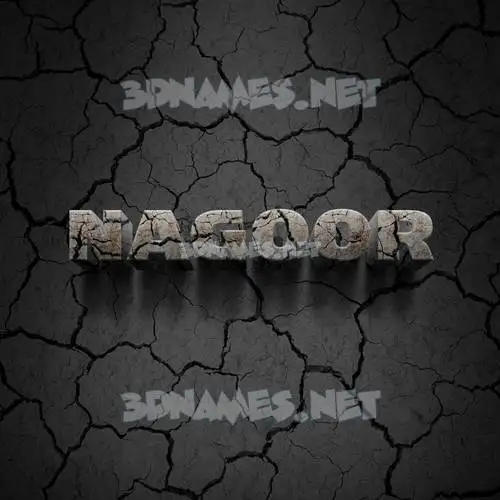 nagoor in Cracked Stone style - 3D name wallpaper nagoor in Cracked Stone style - 3D name wallpaper