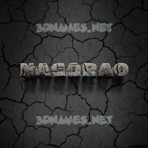 nagorao in Cracked Stone style - 3D name wallpaper nagorao in Cracked Stone style - 3D name wallpaper