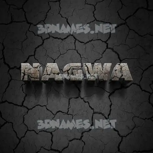 nagwa in Cracked Stone style - 3D name wallpaper nagwa in Cracked Stone style - 3D name wallpaper