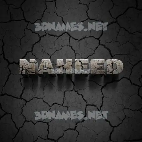 naheed in Cracked Stone style - 3D name wallpaper naheed in Cracked Stone style - 3D name wallpaper