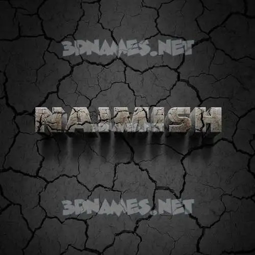 naimish in Cracked Stone style - 3D name wallpaper naimish in Cracked Stone style - 3D name wallpaper