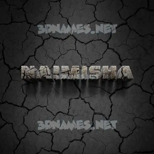 naimisha in Cracked Stone style - 3D name wallpaper naimisha in Cracked Stone style - 3D name wallpaper