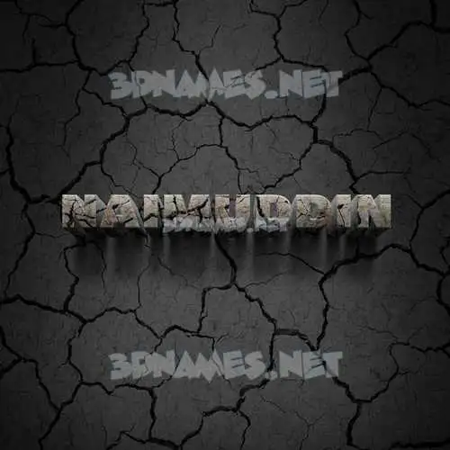 naimuddin in Cracked Stone style - 3D name wallpaper naimuddin in Cracked Stone style - 3D name wallpaper