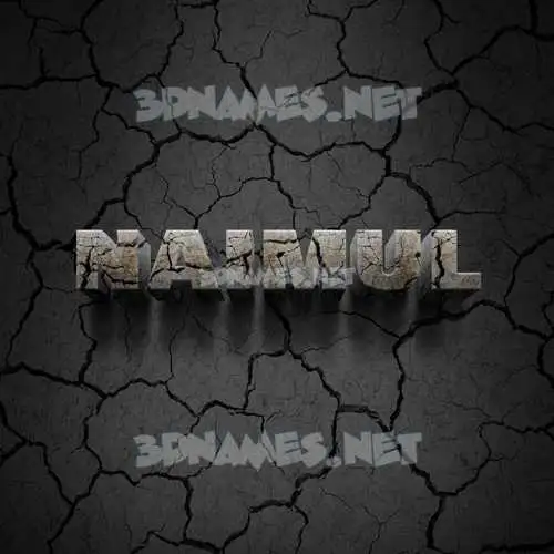 naimul in Cracked Stone style - 3D name wallpaper naimul in Cracked Stone style - 3D name wallpaper