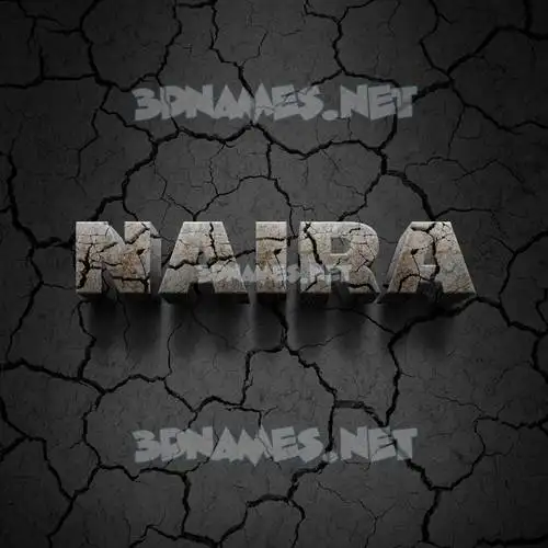 naira in Cracked Stone style - 3D name wallpaper naira in Cracked Stone style - 3D name wallpaper
