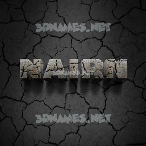 nairn in Cracked Stone style - 3D name wallpaper nairn in Cracked Stone style - 3D name wallpaper