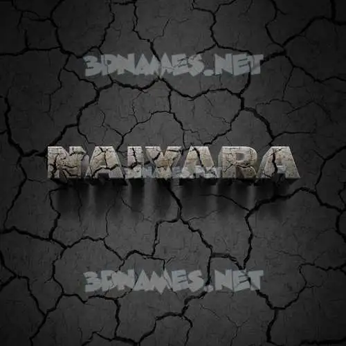 naiyara in Cracked Stone style - 3D name wallpaper naiyara in Cracked Stone style - 3D name wallpaper