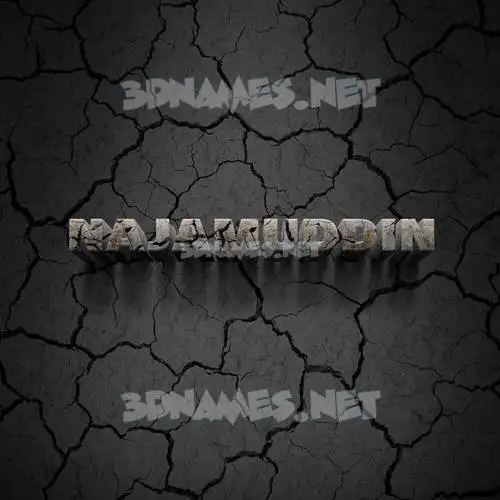najamuddin in Cracked Stone style - 3D name wallpaper najamuddin in Cracked Stone style - 3D name wallpaper