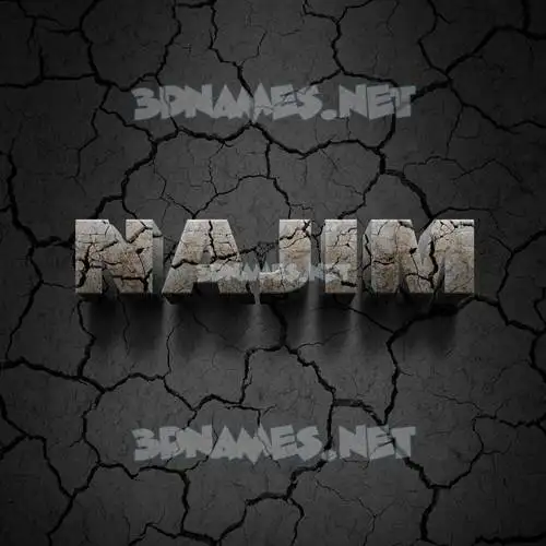 najim in Cracked Stone style - 3D name wallpaper najim in Cracked Stone style - 3D name wallpaper