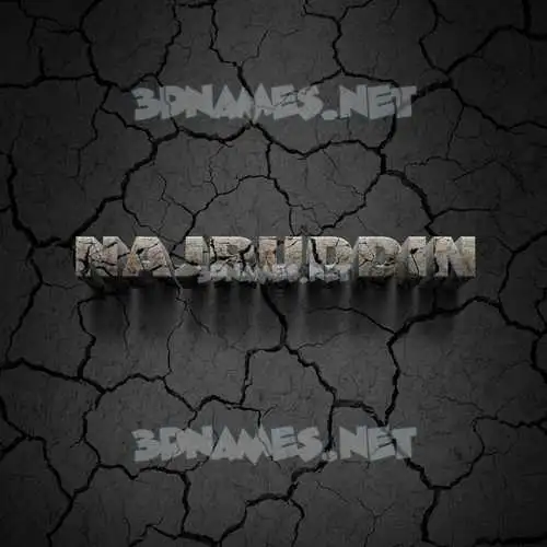 najruddin in Cracked Stone style - 3D name wallpaper najruddin in Cracked Stone style - 3D name wallpaper