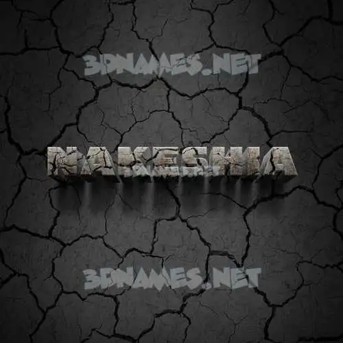 nakeshia in Cracked Stone style - 3D name wallpaper nakeshia in Cracked Stone style - 3D name wallpaper