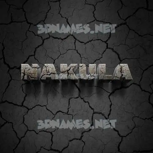 nakula in Cracked Stone style - 3D name wallpaper nakula in Cracked Stone style - 3D name wallpaper