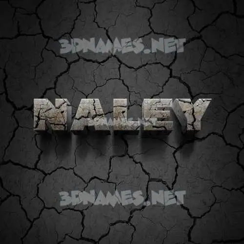 naley in Cracked Stone style - 3D name wallpaper naley in Cracked Stone style - 3D name wallpaper