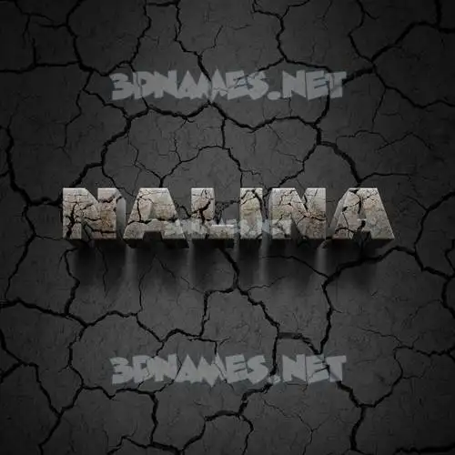 nalina in Cracked Stone style - 3D name wallpaper nalina in Cracked Stone style - 3D name wallpaper