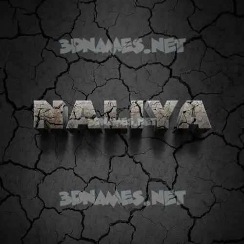 naliya in Cracked Stone style - 3D name wallpaper naliya in Cracked Stone style - 3D name wallpaper