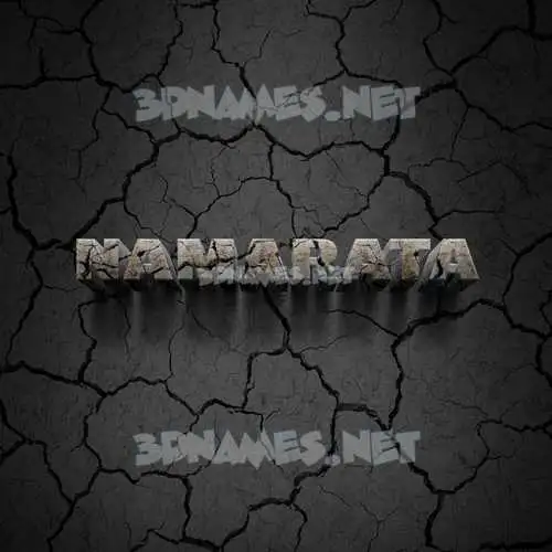 namarata in Cracked Stone style - 3D name wallpaper namarata in Cracked Stone style - 3D name wallpaper