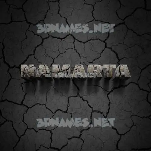 namarta in Cracked Stone style - 3D name wallpaper namarta in Cracked Stone style - 3D name wallpaper