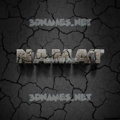 namat in Cracked Stone style - 3D name wallpaper namat in Cracked Stone style - 3D name wallpaper