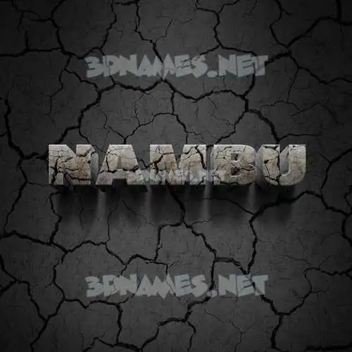 nambu in Cracked Stone style - 3D name wallpaper nambu in Cracked Stone style - 3D name wallpaper
