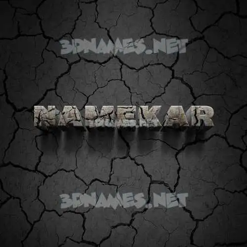 namekar in Cracked Stone style - 3D name wallpaper namekar in Cracked Stone style - 3D name wallpaper