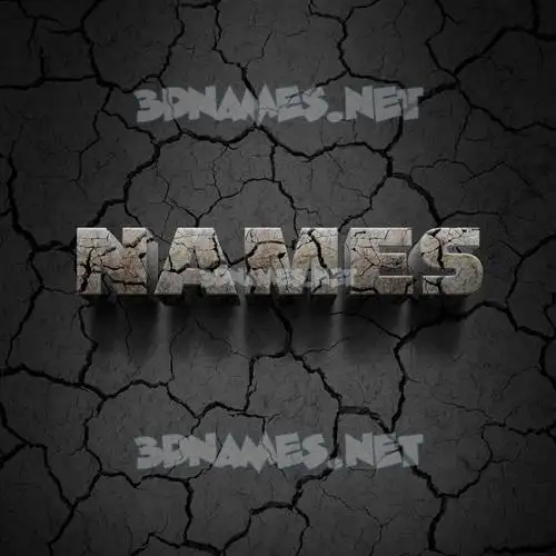 names in Cracked Stone style - 3D name wallpaper names in Cracked Stone style - 3D name wallpaper
