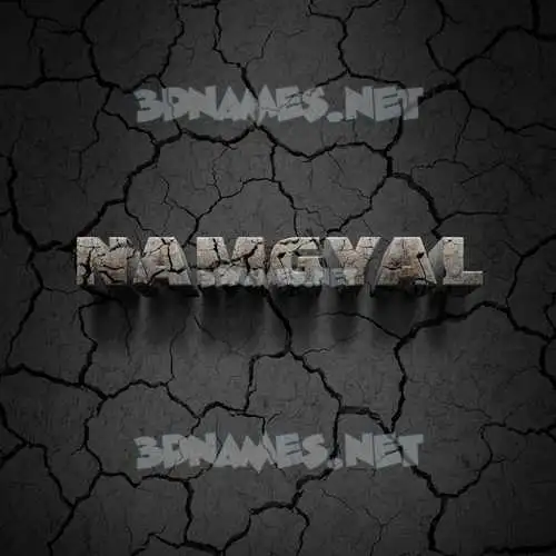 namgyal in Cracked Stone style - 3D name wallpaper namgyal in Cracked Stone style - 3D name wallpaper