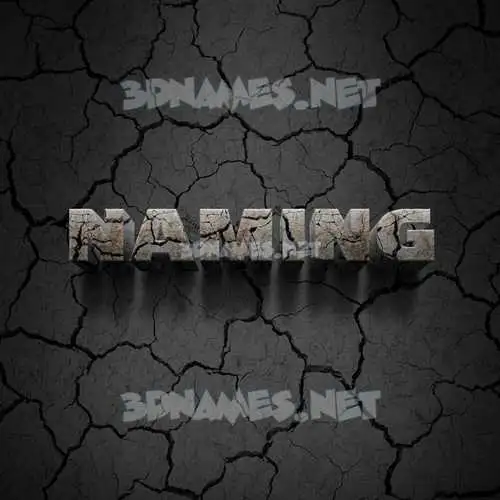 naming in Cracked Stone style - 3D name wallpaper naming in Cracked Stone style - 3D name wallpaper