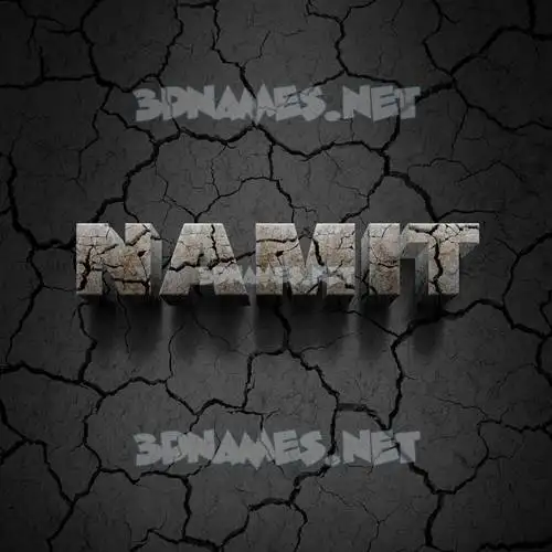 namit in Cracked Stone style - 3D name wallpaper namit in Cracked Stone style - 3D name wallpaper