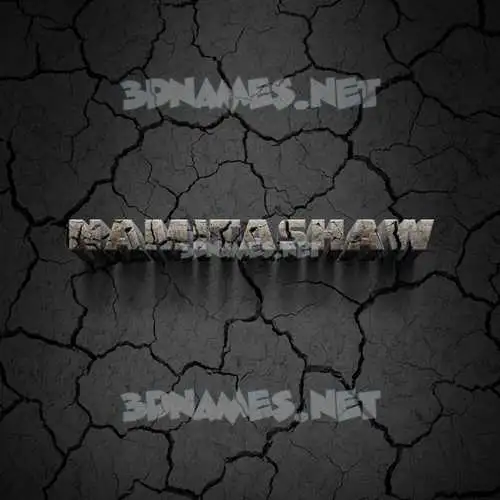 namitashaw in Cracked Stone style - 3D name wallpaper namitashaw in Cracked Stone style - 3D name wallpaper