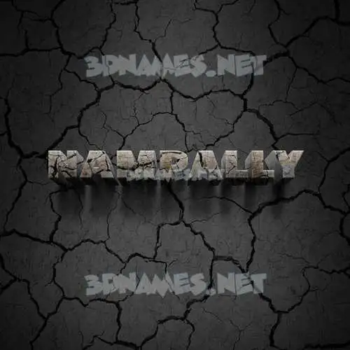 nampally in Cracked Stone style - 3D name wallpaper nampally in Cracked Stone style - 3D name wallpaper