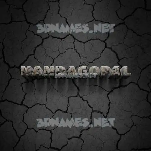 nandagopal in Cracked Stone style - 3D name wallpaper nandagopal in Cracked Stone style - 3D name wallpaper