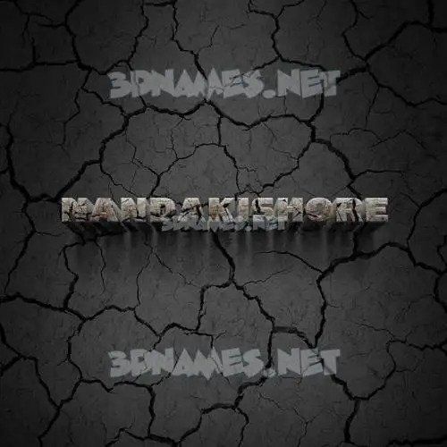 nandakishore in Cracked Stone style - 3D name wallpaper nandakishore in Cracked Stone style - 3D name wallpaper