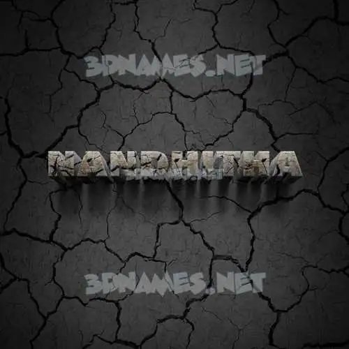 nandhitha in Cracked Stone style - 3D name wallpaper nandhitha in Cracked Stone style - 3D name wallpaper