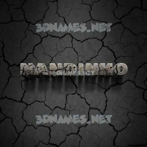 nandinho in Cracked Stone style - 3D name wallpaper nandinho in Cracked Stone style - 3D name wallpaper
