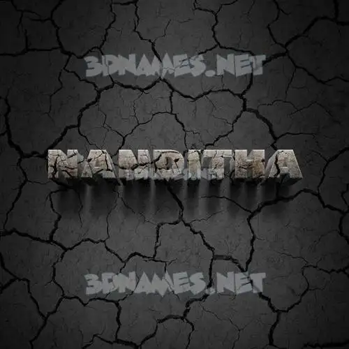 nanditha in Cracked Stone style - 3D name wallpaper nanditha in Cracked Stone style - 3D name wallpaper