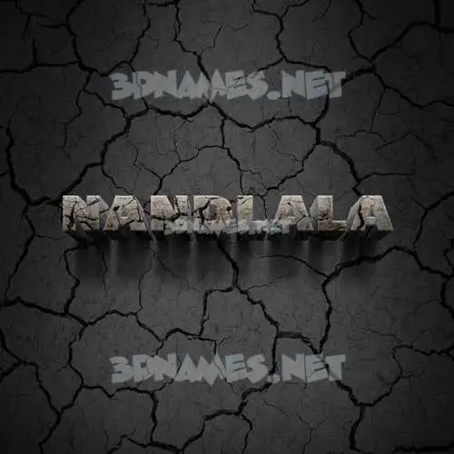 nandlala in Cracked Stone style - 3D name wallpaper nandlala in Cracked Stone style - 3D name wallpaper