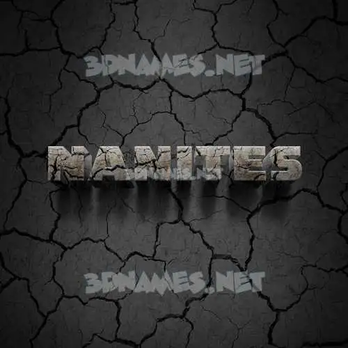 nanites in Cracked Stone style - 3D name wallpaper nanites in Cracked Stone style - 3D name wallpaper