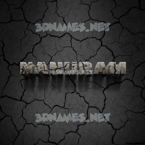 nanuram in Cracked Stone style - 3D name wallpaper nanuram in Cracked Stone style - 3D name wallpaper