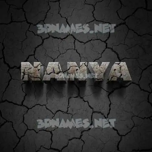 nanya in Cracked Stone style - 3D name wallpaper nanya in Cracked Stone style - 3D name wallpaper