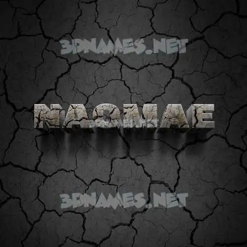 naomae in Cracked Stone style - 3D name wallpaper naomae in Cracked Stone style - 3D name wallpaper