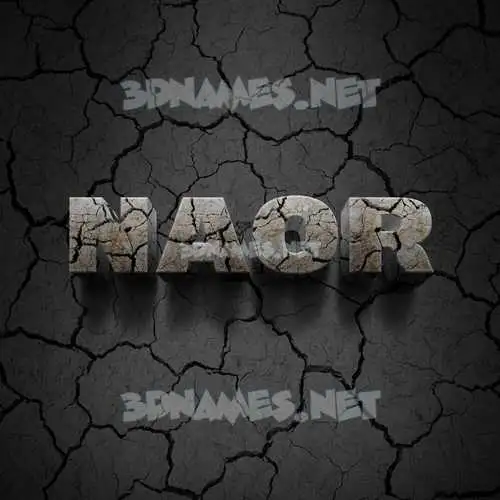 naor in Cracked Stone style - 3D name wallpaper naor in Cracked Stone style - 3D name wallpaper