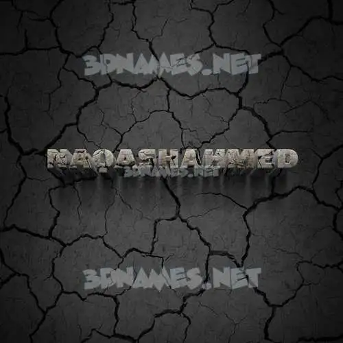naqashahmed in Cracked Stone style - 3D name wallpaper naqashahmed in Cracked Stone style - 3D name wallpaper