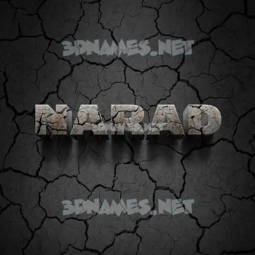 narad in Cracked Stone style - 3D name wallpaper narad in Cracked Stone style - 3D name wallpaper