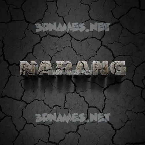 narang in Cracked Stone style - 3D name wallpaper narang in Cracked Stone style - 3D name wallpaper