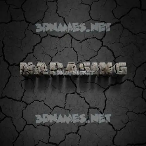 narasing in Cracked Stone style - 3D name wallpaper narasing in Cracked Stone style - 3D name wallpaper